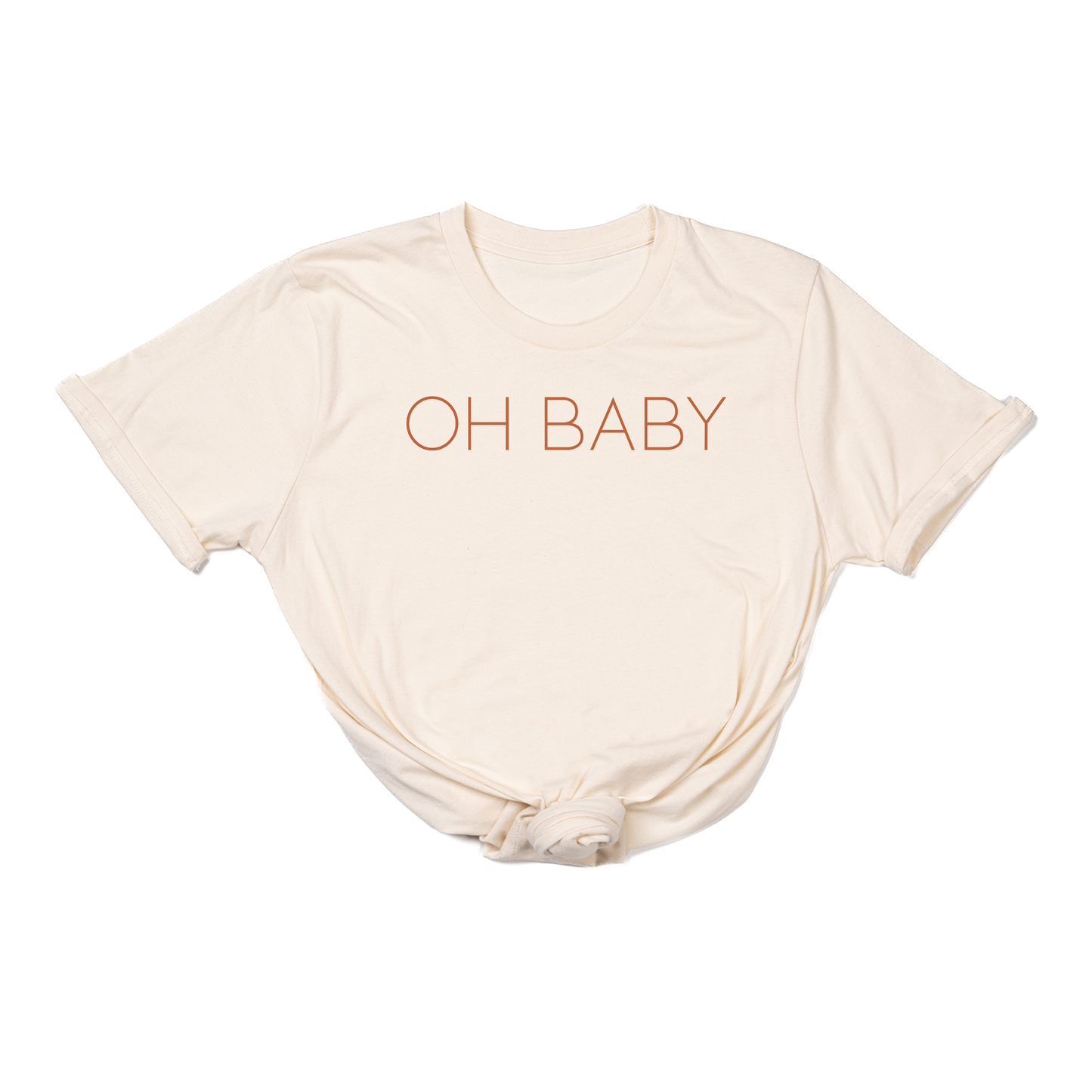 OH BABY (Rust) - Tee (Natural)