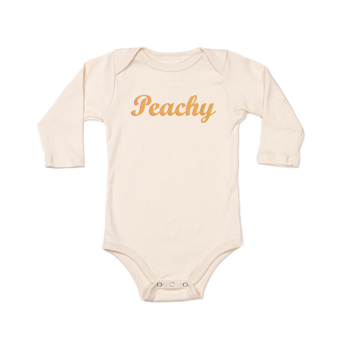 Peachy - Bodysuit (Natural, Long Sleeve)