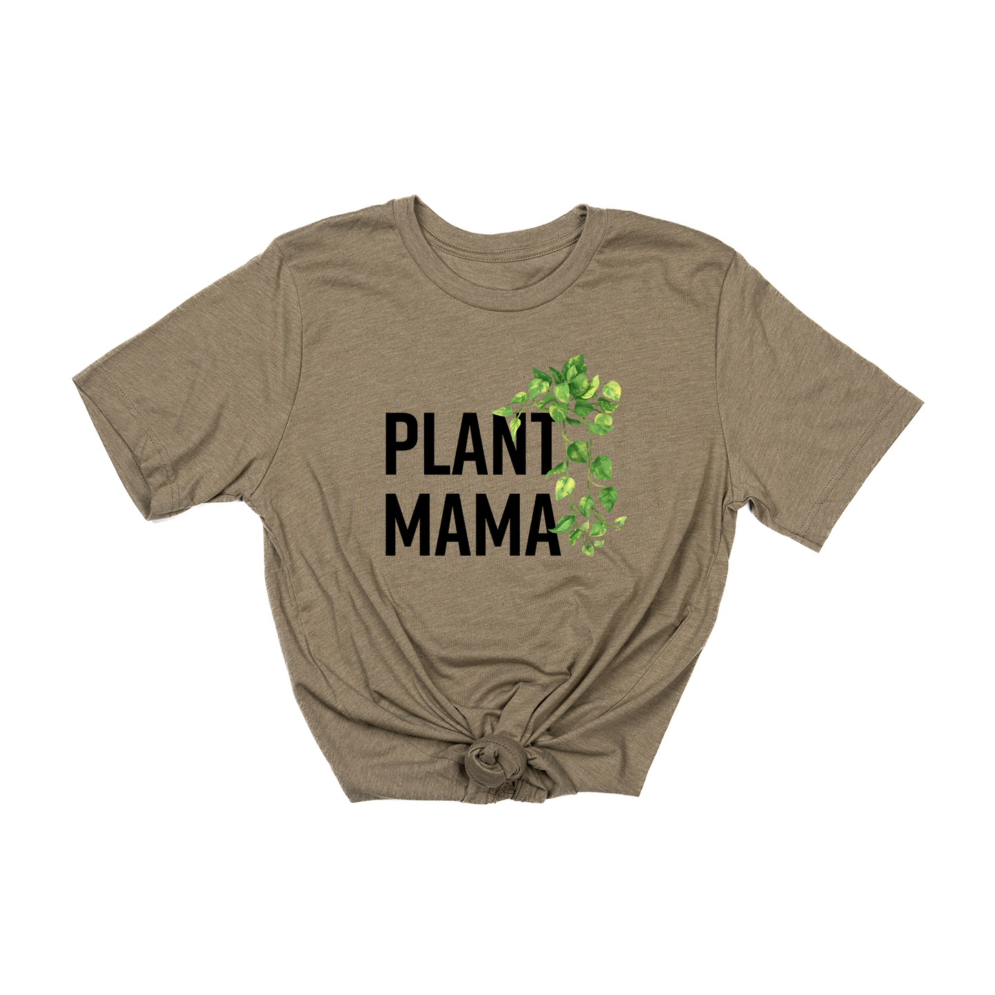 Plant Mama (Across Front) - Tee (Olive)