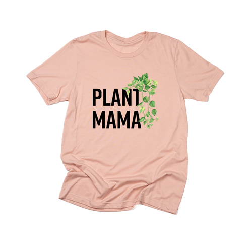Plant Mama (Across Front) - Tee (Peach)