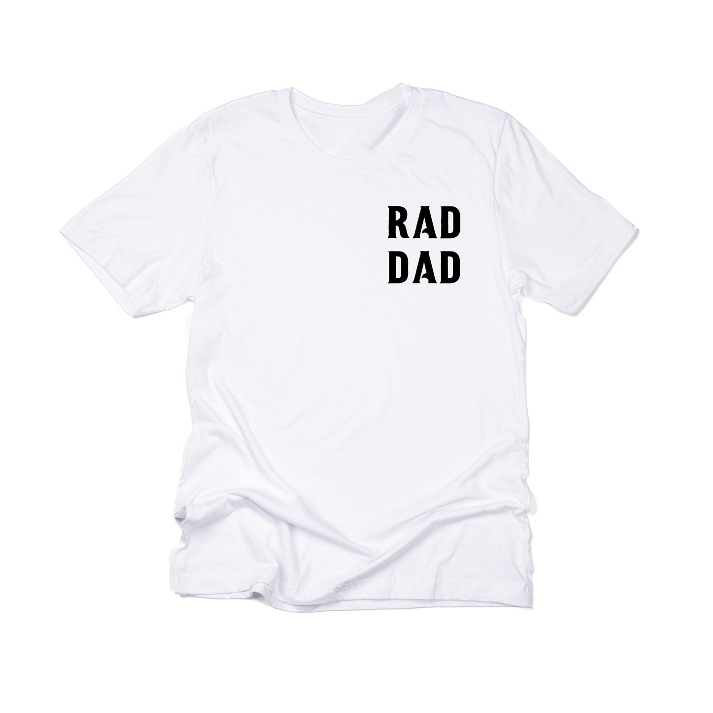 Rad Dad (Black) - Tee (White)