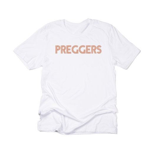 PREGGERS (Rust) - Tee (White)