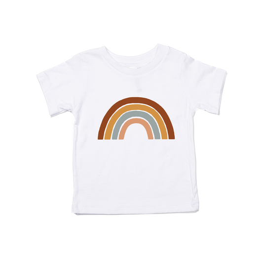 Rainbow (5 Color Options, Color Option #1) - Kids Tee (White)