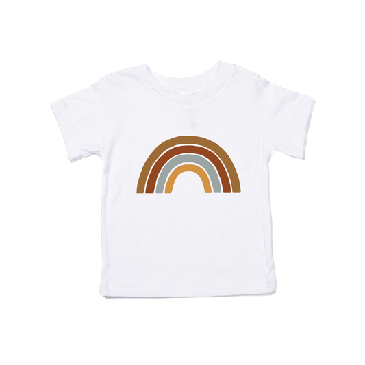 Rainbow (5 Color Options, Color Option #3) - Kids Tee (White)