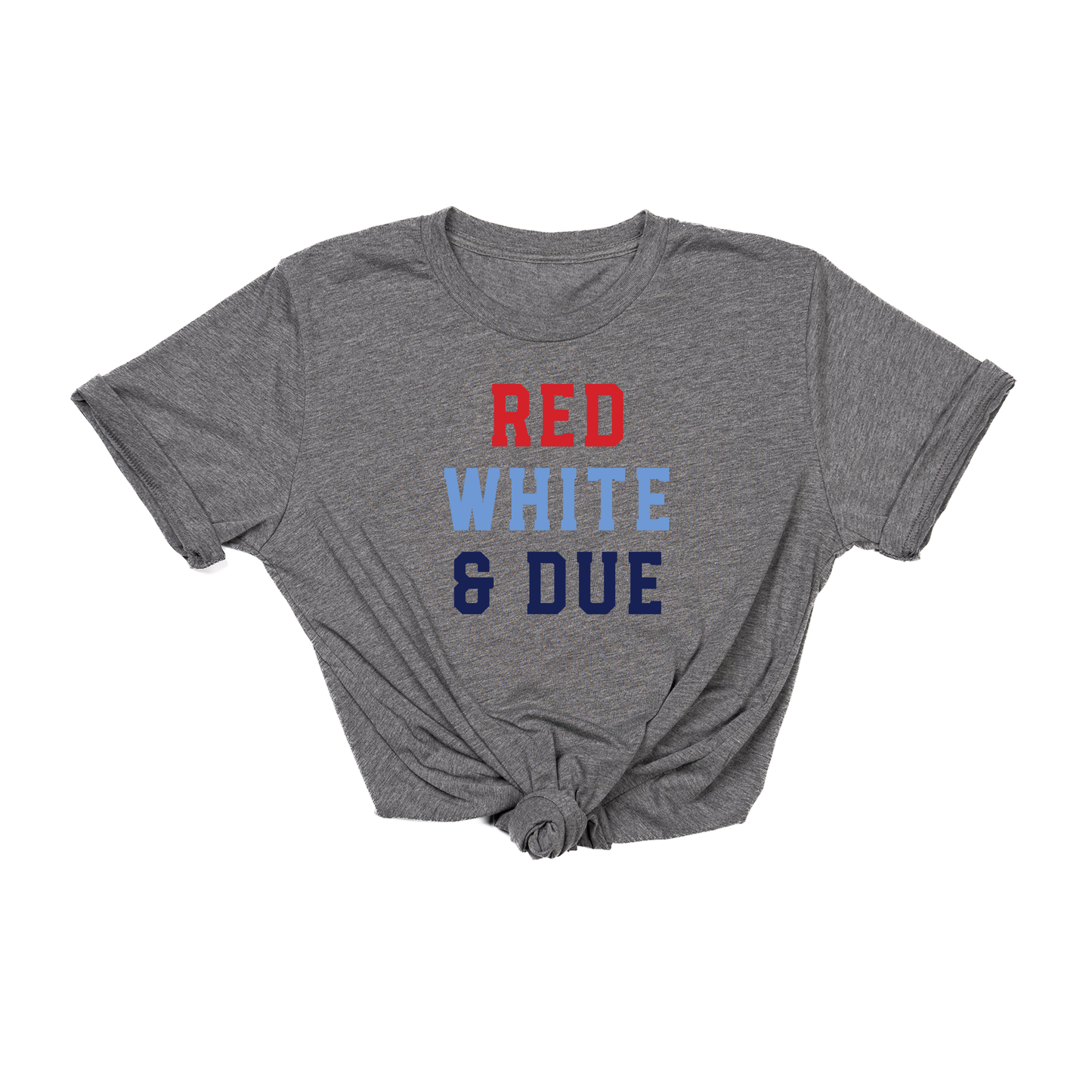 Red, White, & Due - Tee (Gray)