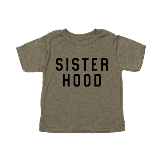 Sisterhood (Rough) - Kids Tee (Olive)