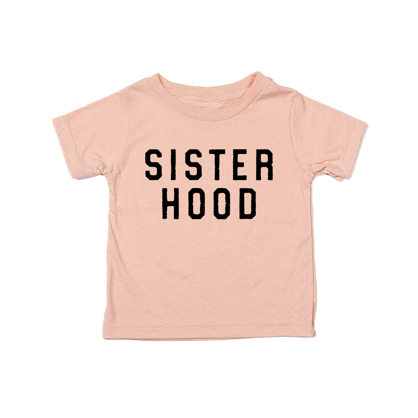 Sisterhood (Rough) - Kids Tee (Peach)