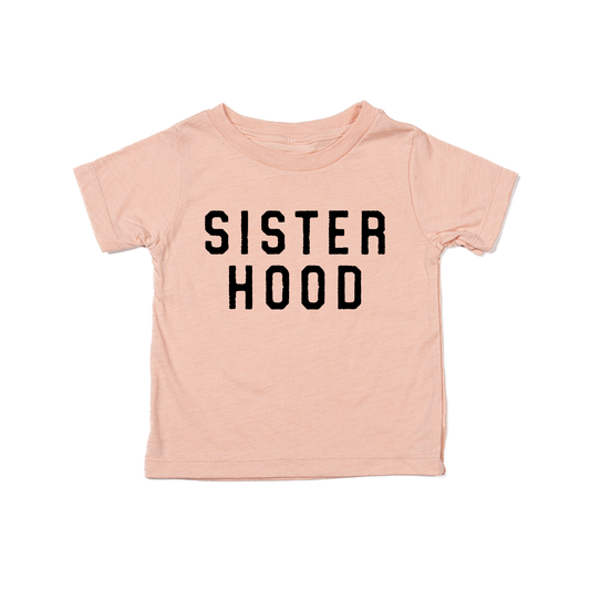 Sisterhood (Rough) - Kids Tee (Peach)