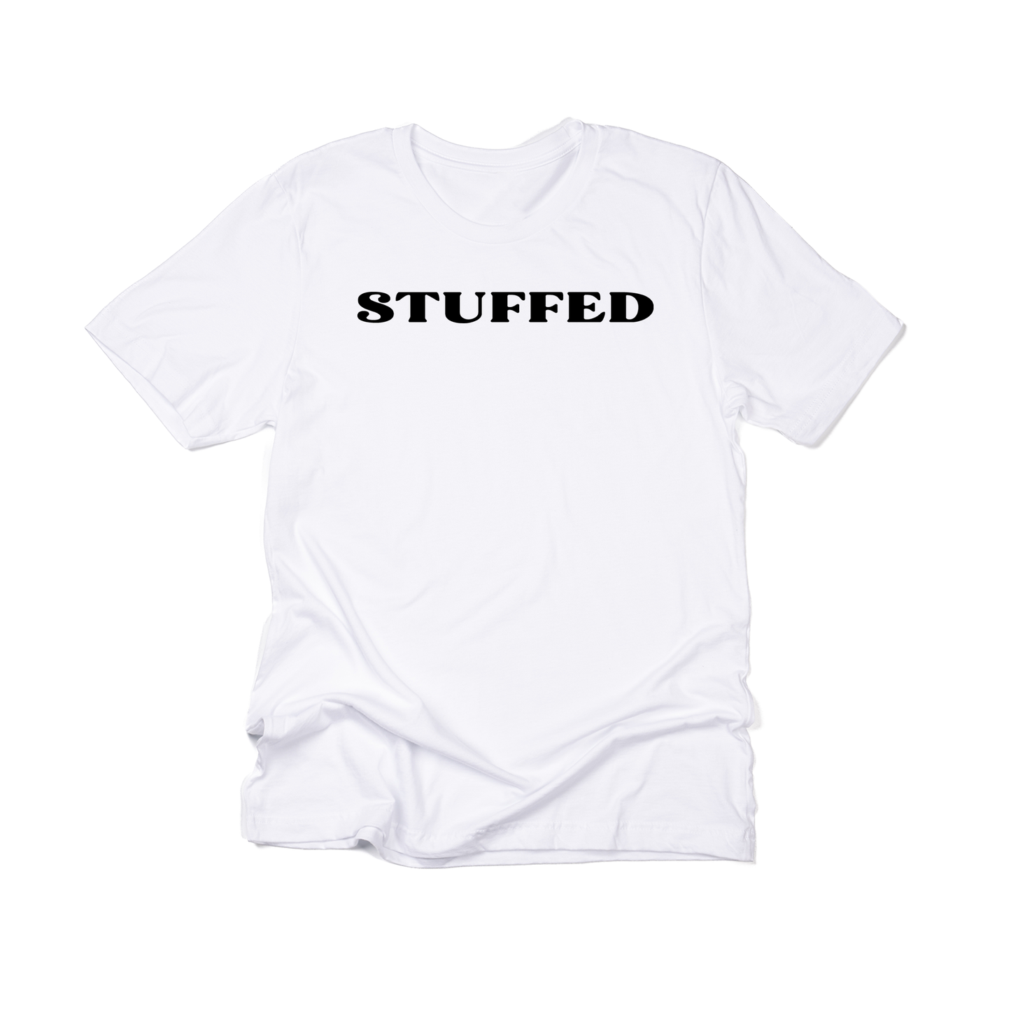 Stuffed (Black) - Tee (White)