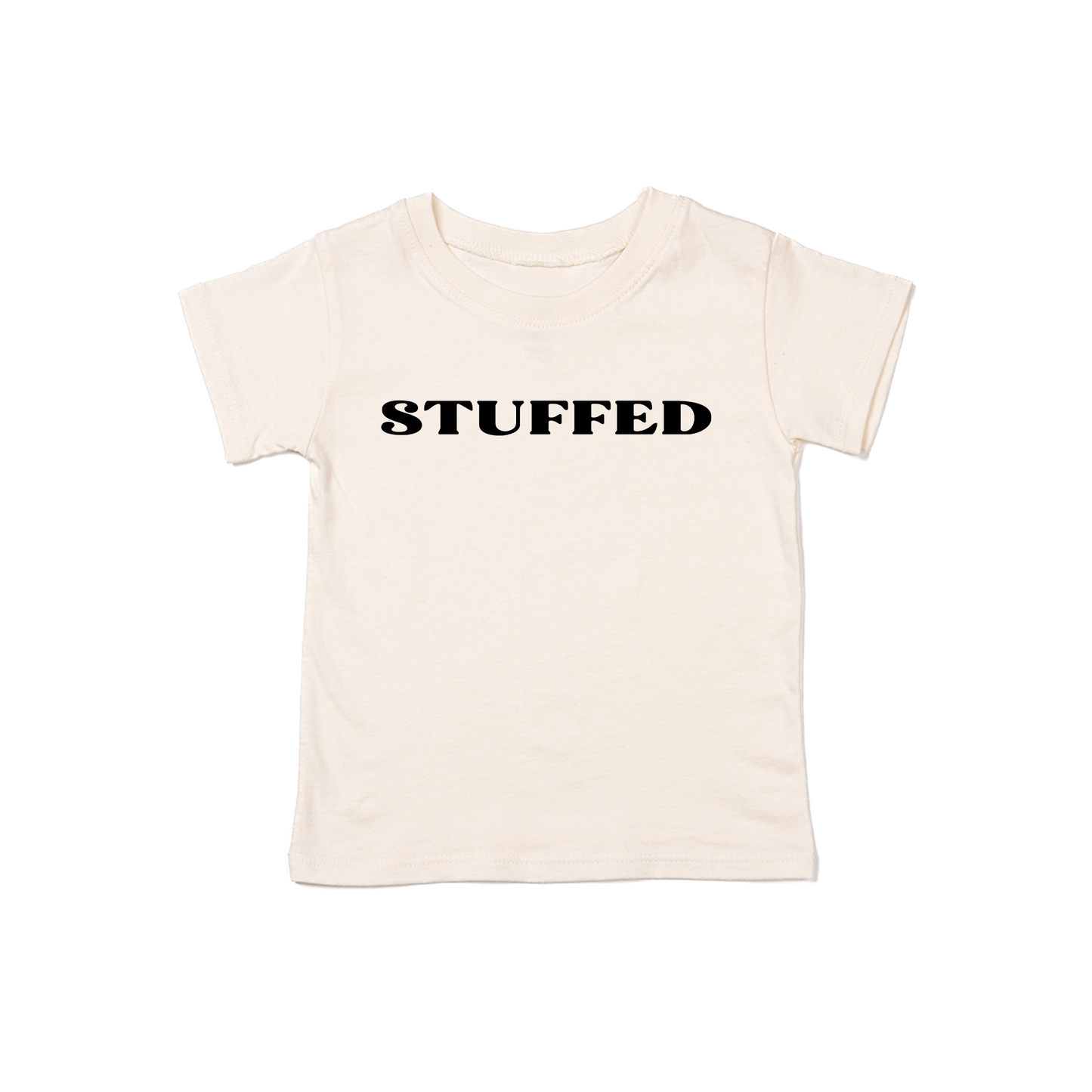 Stuffed (Black) - Kids Tee (Natural)