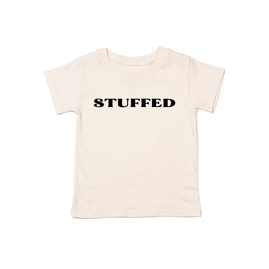 Stuffed (Black) - Kids Tee (Natural)