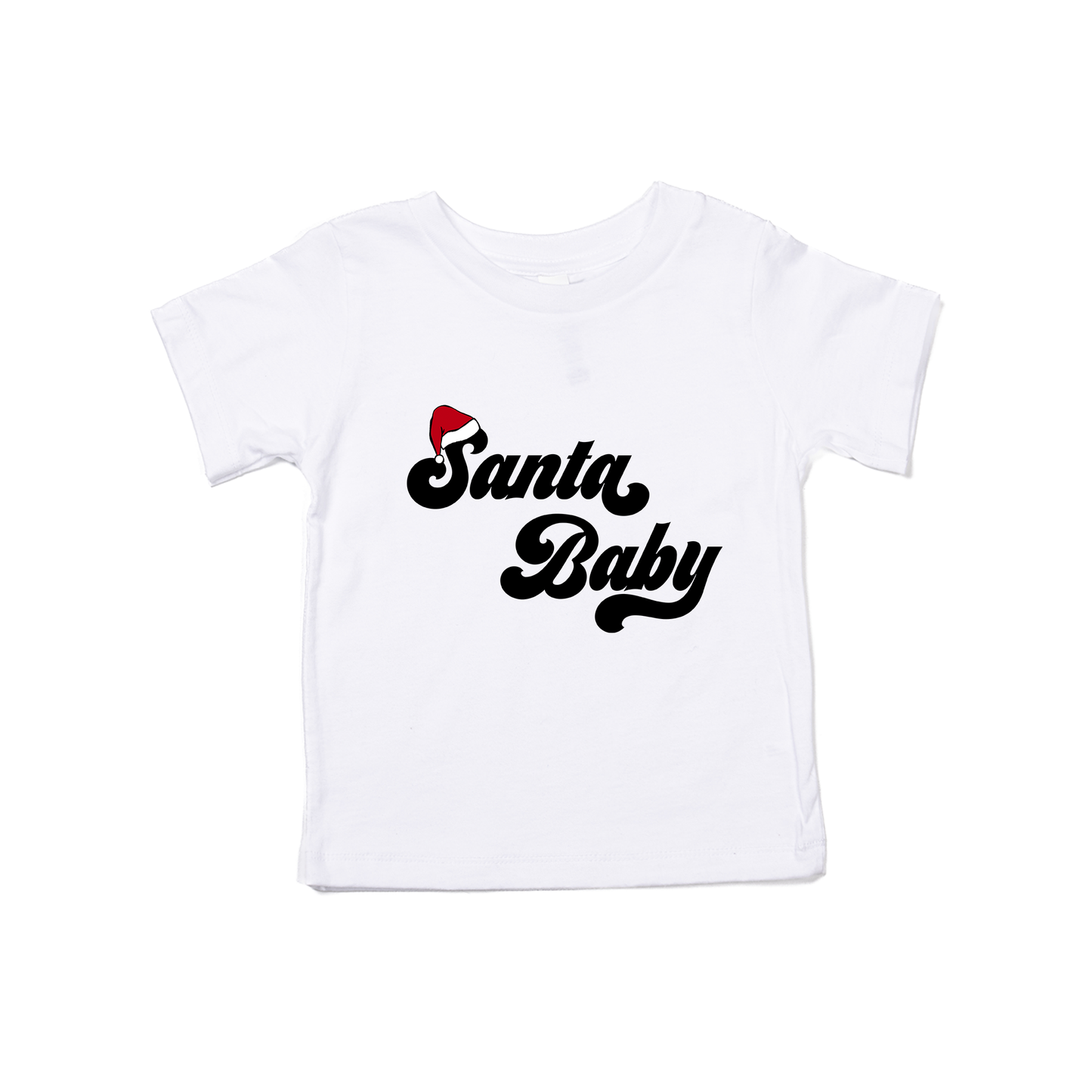 Santa Baby - Kids Tee (White)