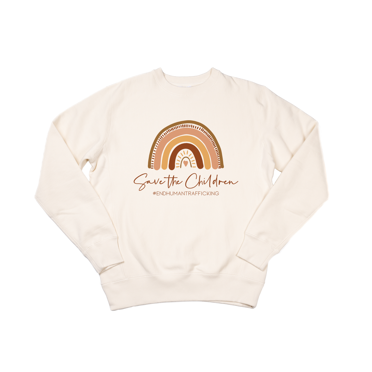 Save The Children #endhumantrafficking *Donation* - Heavyweight Sweatshirt (Natural)