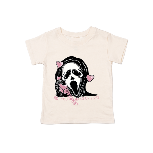 Scream Ghost Face No You Hang Up - Kids Tee (Natural)