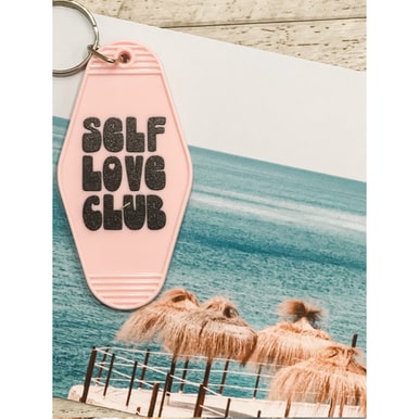 Self Love Club Motel Keychains