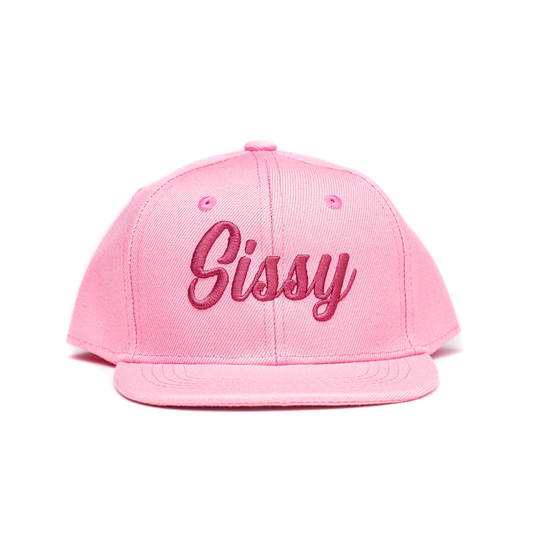 Sissy (Mauve, 3D Puff) - Kids Trucker Hat (Pink)