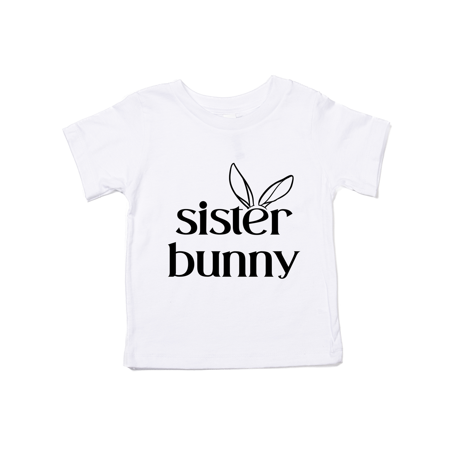 Sister Bunny - Kids Tee (White)