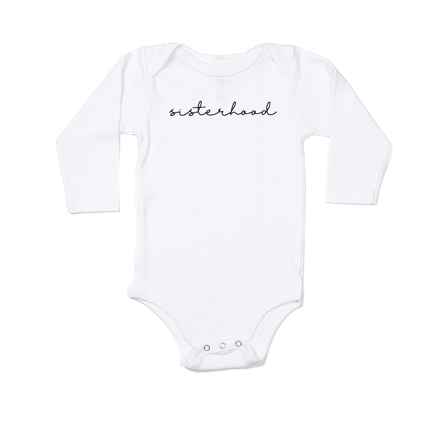 Sisterhood - Bodysuit (White, Long Sleeve)