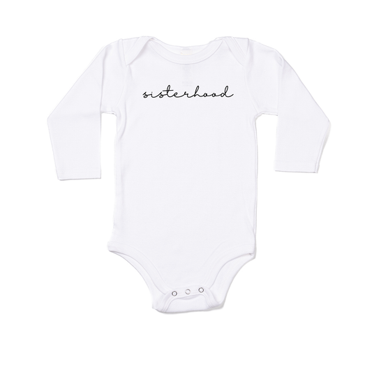 Sisterhood - Bodysuit (White, Long Sleeve)