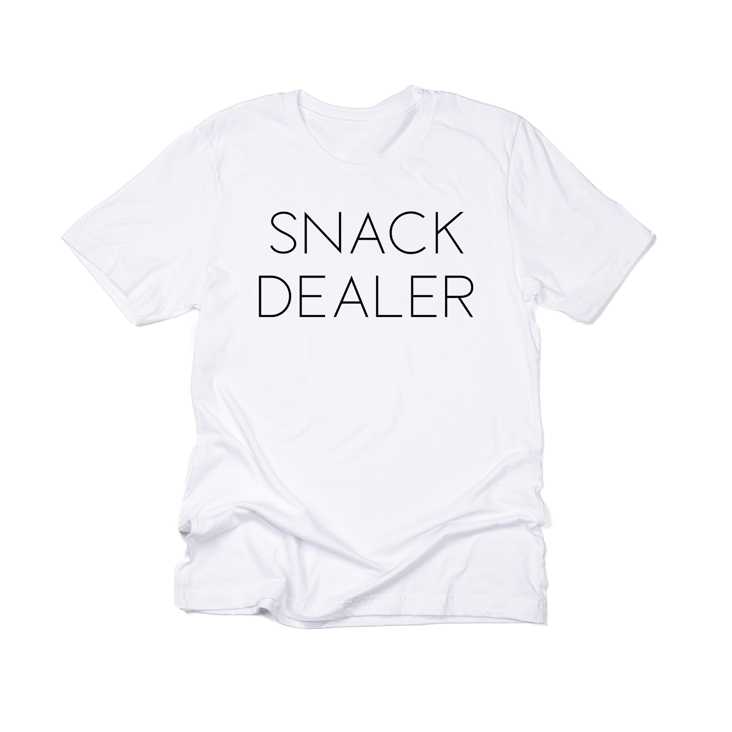 Snack Dealer (Black) - Tee (White)