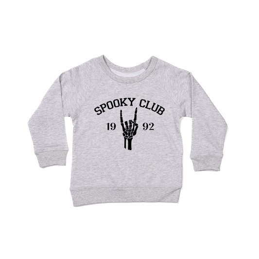 Spooky Club - Kids Sweatshirt (Heather Gray)