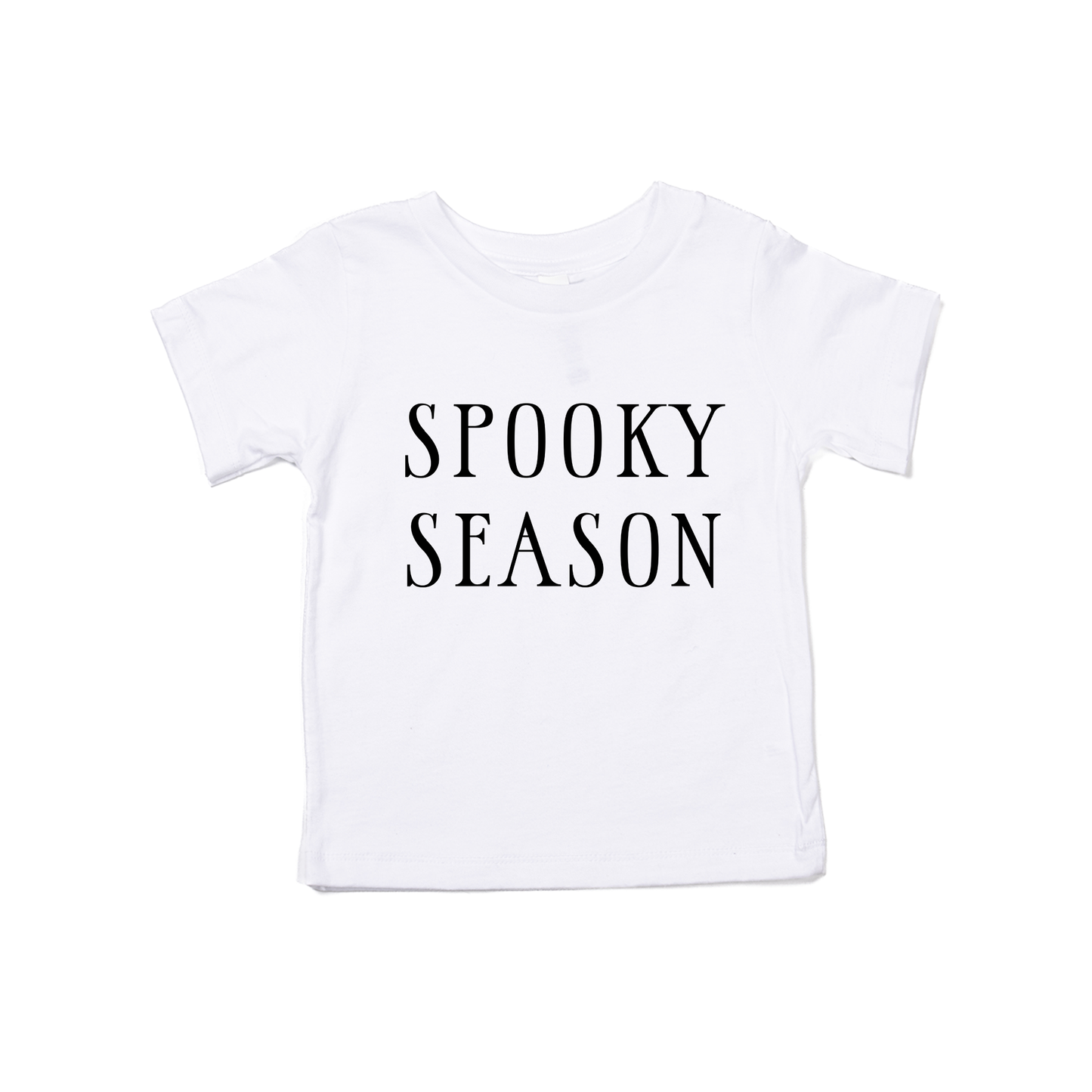 Spooky Season (Black) - Kids Tee (White)