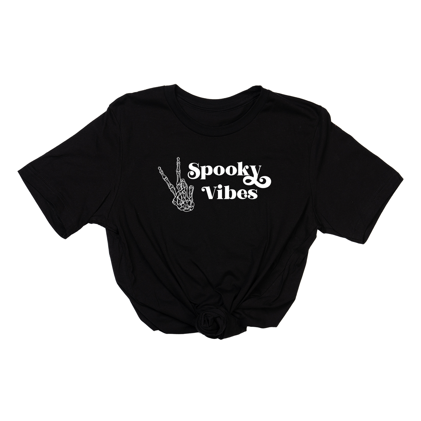 Spooky Vibes (White) - Tee (Black)