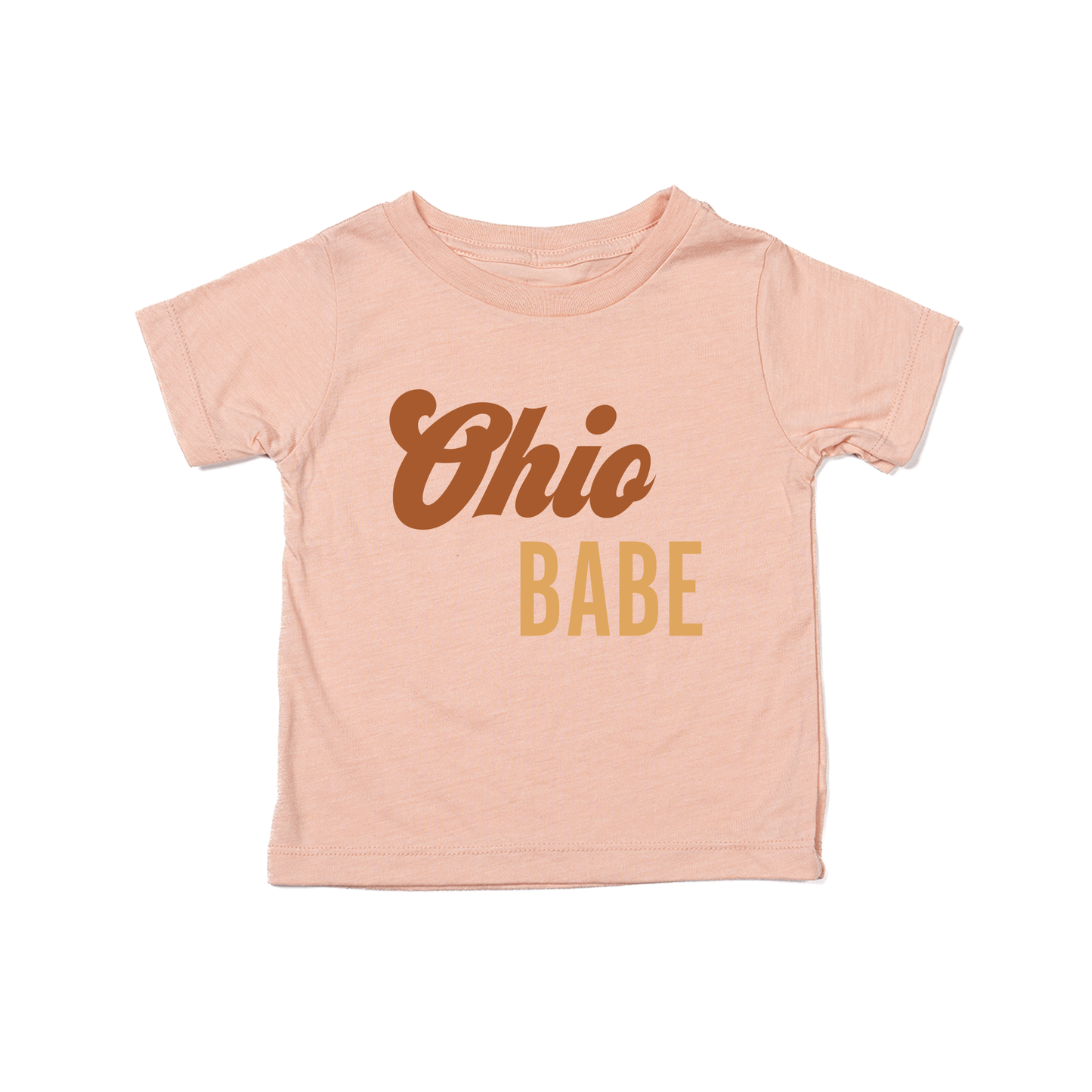 State or City Babe - Kids Tee (Peach)