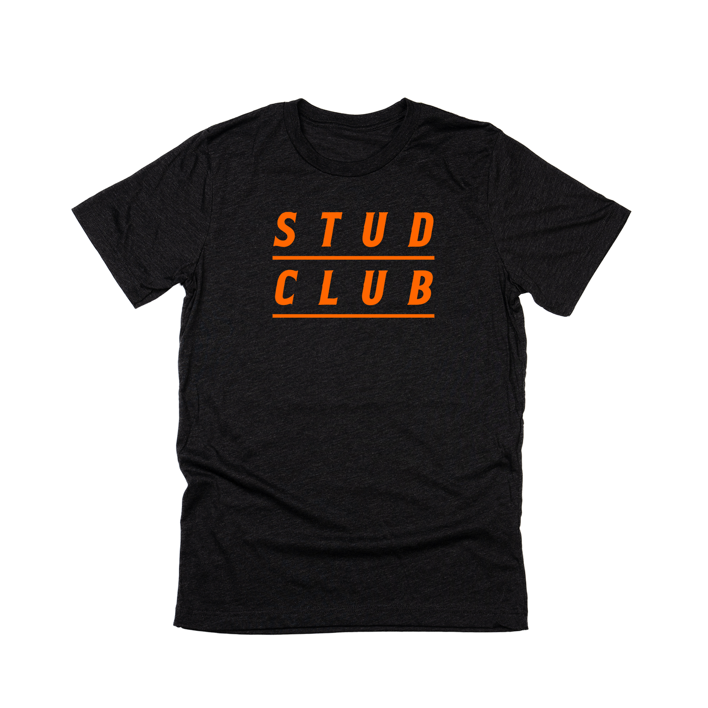 STUD CLUB (Across Front) - Tee (Charcoal Black)