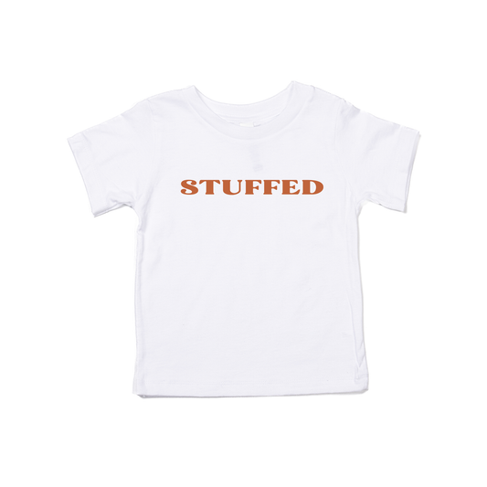 Stuffed (Rust) - Kids Tee (White)