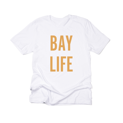 Bay Life (Mustard) - Tee (White)