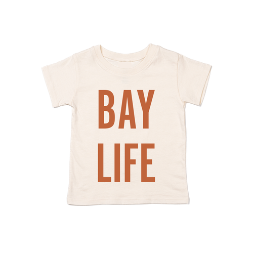 Bay Life (Rust) - Kids Tee (Natural)