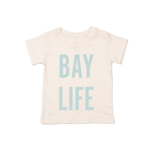 Bay Life (Sky) - Kids Tee (Natural)