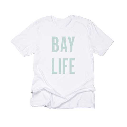 Bay Life (Sky) - Tee (White)