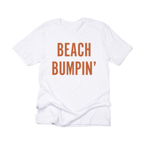 Beach Bumpin' (Rust) - Tee (White)