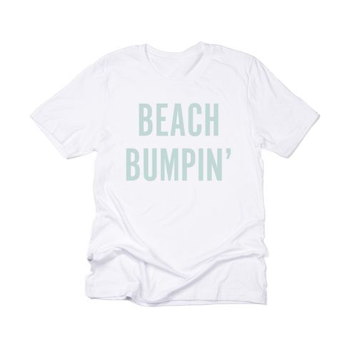 Beach Bumpin' (Sky) - Tee (White)