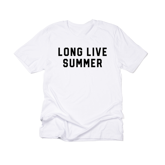 Long Live Summer (Black) - Tee (White)