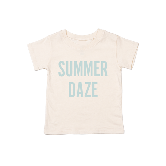 Summer Daze (Sky) - Kids Tee (Natural)