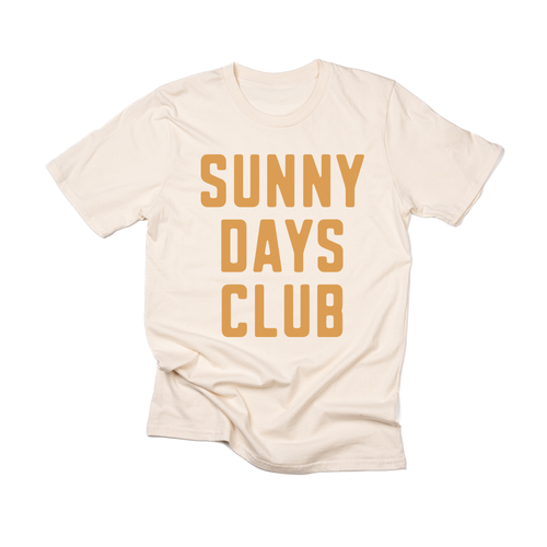 Sunny Days Club (Mustard) - Tee (Vintage Natural)