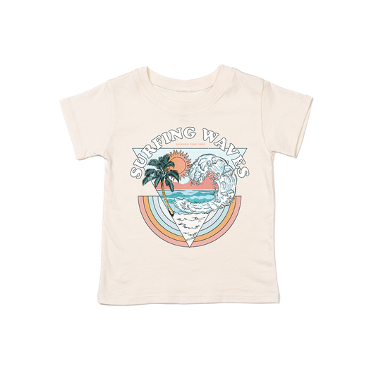 Surfing Waves 1990 - Kids Tee (Natural)