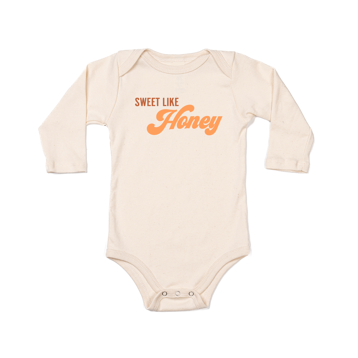 Sweet Like Honey - Bodysuit (Natural, Long Sleeve)