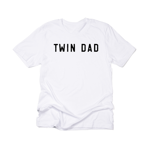 Twin Dad (Black) - Tee (White)