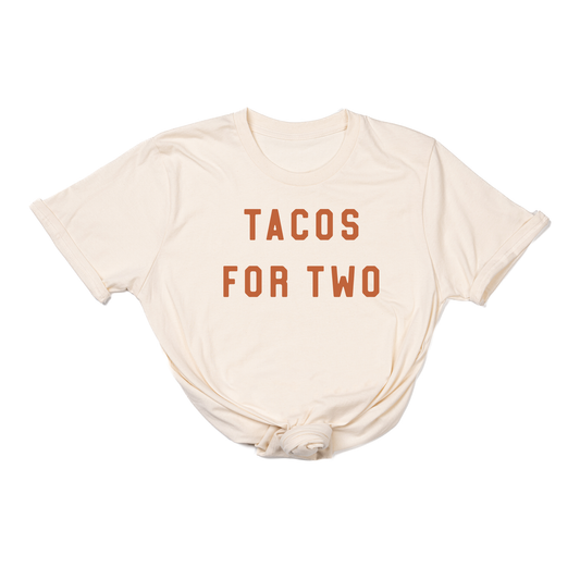 Tacos For Two (Rust) - Tee (Natural)