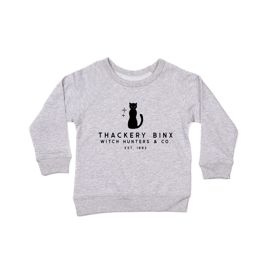 Thackery Binx Witch Hunters & Co. - Kids Sweatshirt (Heather Gray)