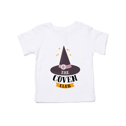 The Coven Club (Black) - Kids Tee (White)