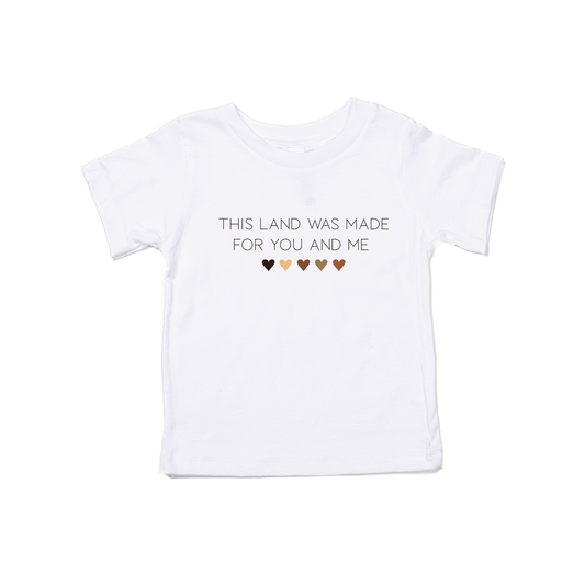 This Land was Made for You and Me *Donation* - Kids Tee (White)