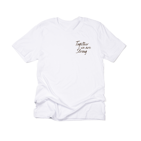 Together We Are Strong *Donation* (Pocket) - Tee (White)