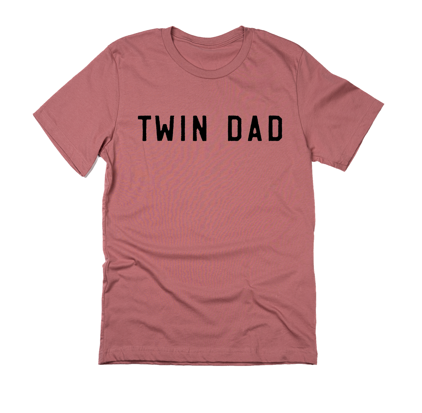 Twin Dad (Black) - Tee (Mauve)