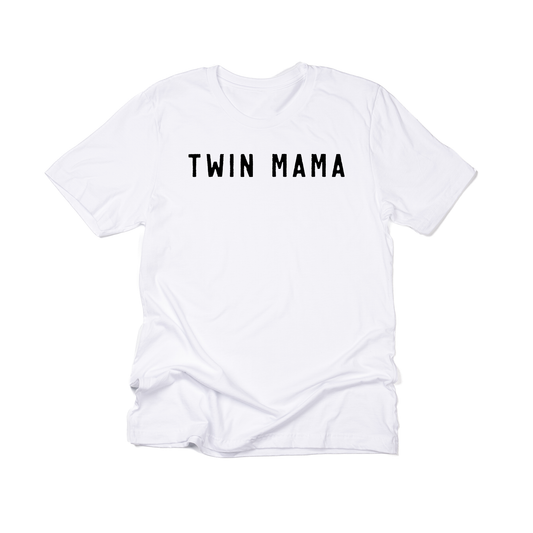 Twin Mama (Black) - Tee (White)