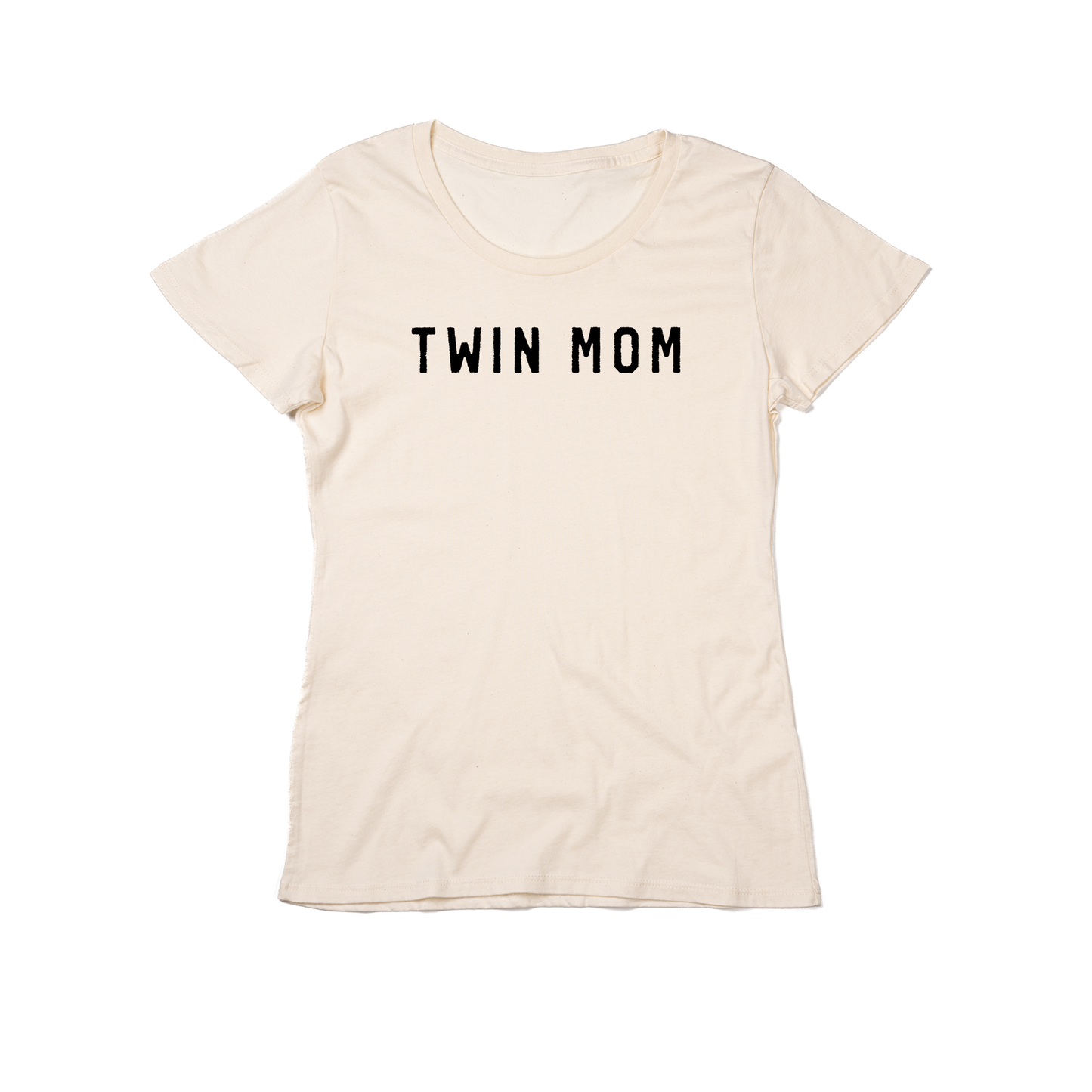 Twin Mom (Black) - Women's Fitted Tee (Natural)